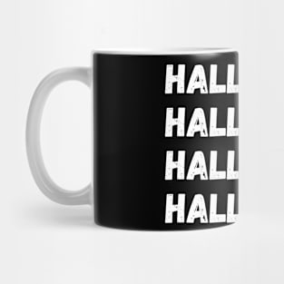 Halloween. Minimalistic Halloween Design. Simple Halloween Costume Idea Mug